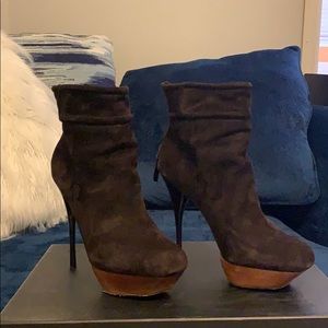 L.A.M.B Blazon High Heeled Booties